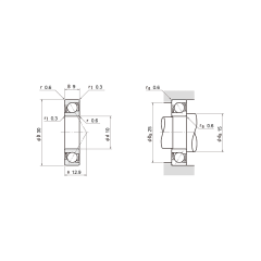 NSK 7200 BW Mil yatakları