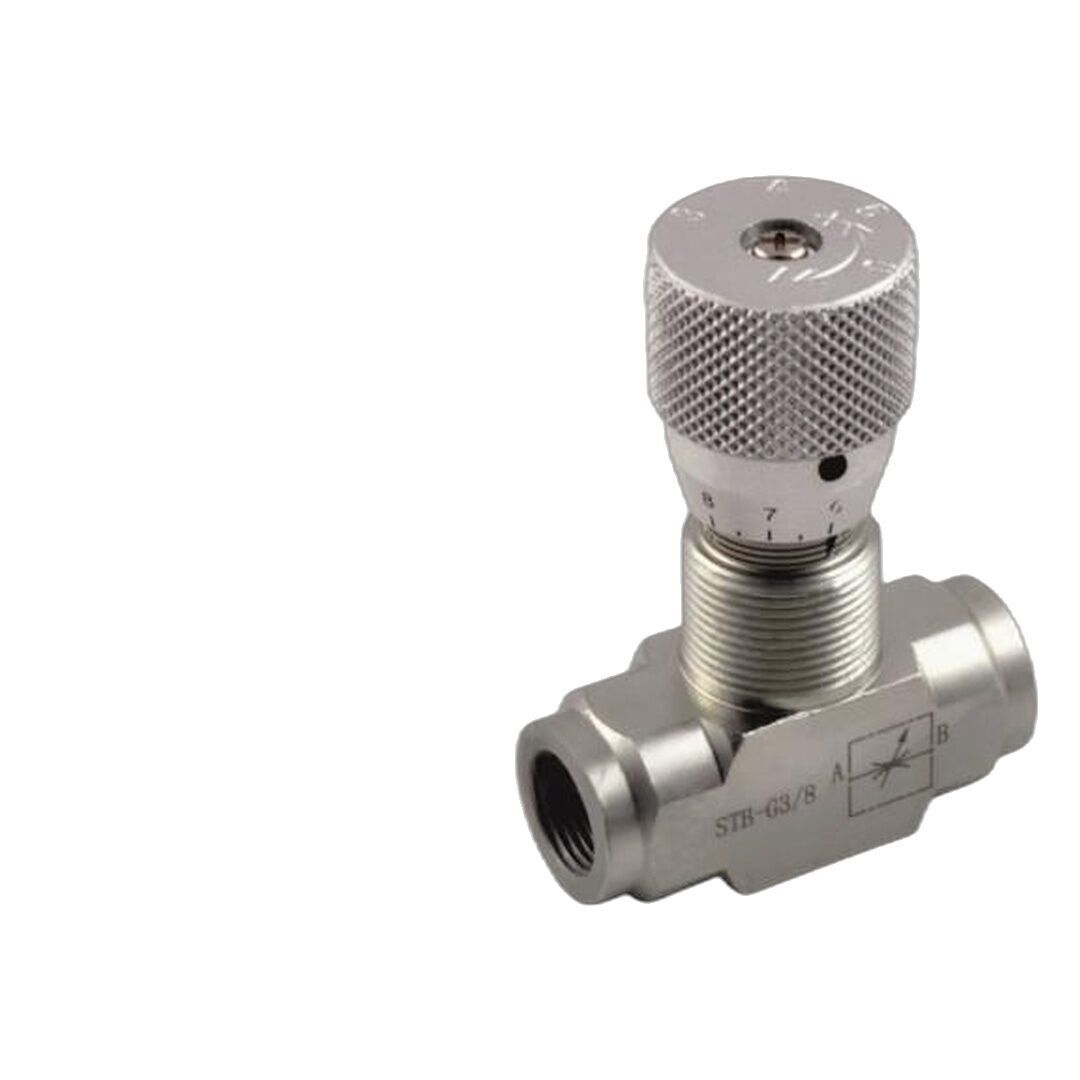 OXİM STB 0400 1/4 Çeksiz Hız Ayar Valfi (çelik)