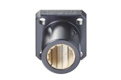 WZB FJUM-02-30 Kare Flanşlı Lineer Plastik Polimer Rulman 30x47x76 mm