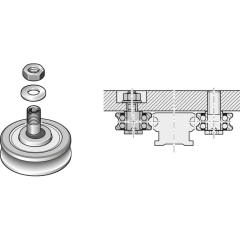 Rexroth R190015210 Profilli Ray Sistemleri Kam Makarası Kılavuzları