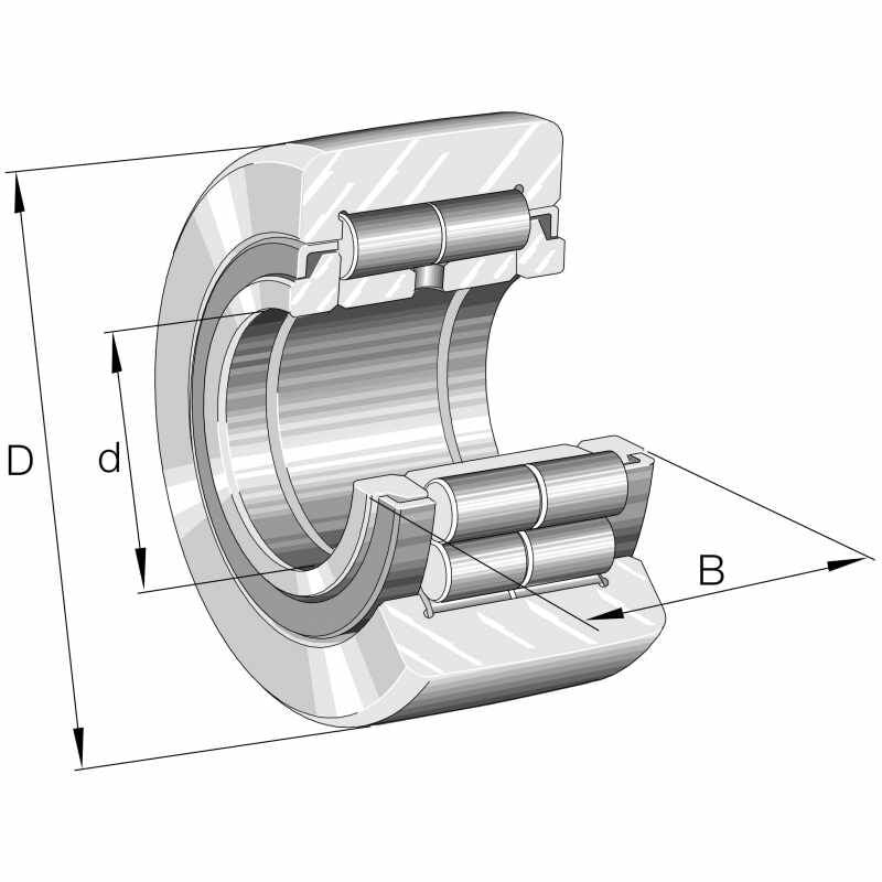 SKF NATR5-PPA Boyunduruk Silindirleri (Dış Çap 16mm - Genişlik 11mm)