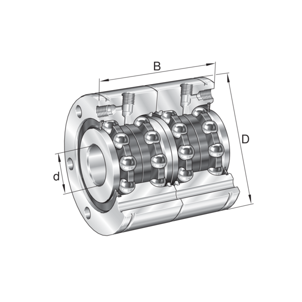 INA ZKLF2068-2RS-2AP-XL  Eğik Bilyalı Rulman