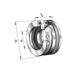 FAG 52232-MP  Eksenel sabit bilyalı rulmanlar
