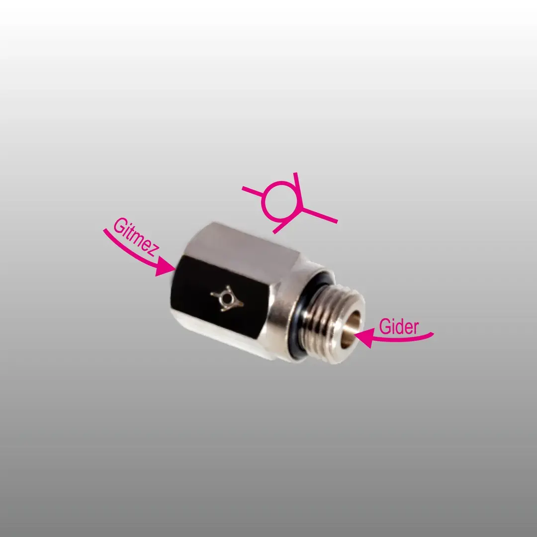 EXPFLEX IPCVFG 04-04 1578-1/2 - 1/2 Dişli Tip Çekli Diş Taraf''tan Gider