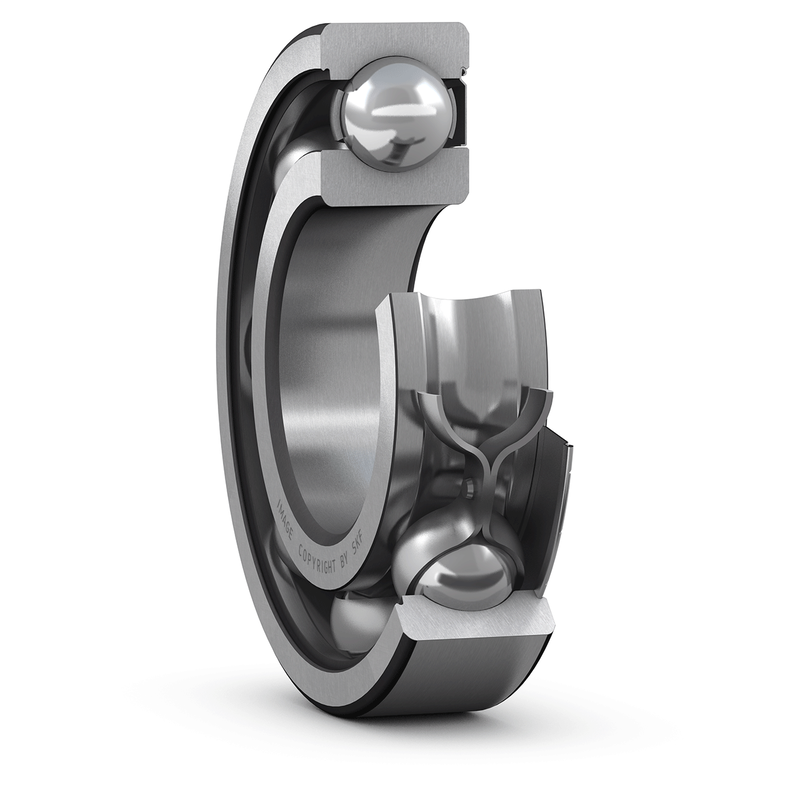 SKF 6200-Z Sabit Bilyalı Rulmanlar (Dış Çap 30mm - Genişlik 9mm)