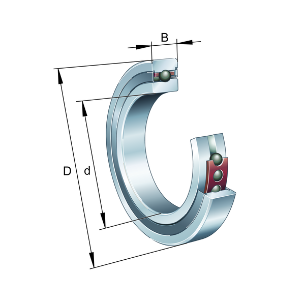 FAG XCS7026-E-T-P4S-UL  Eğik Bilyalı Rulman