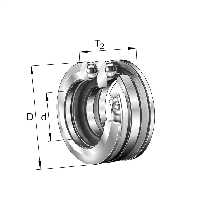 FAG 54244-MP  Eksenel sabit bilyalı rulmanlar