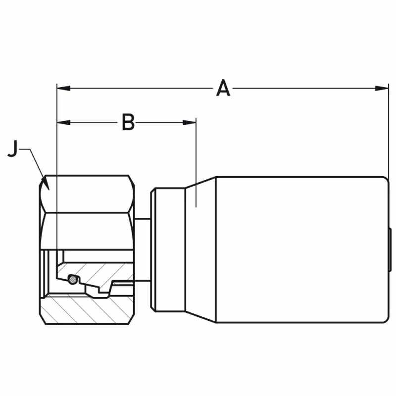 Parker Hannifin 1C9BL-14-08 Hidrolik Aksesuar