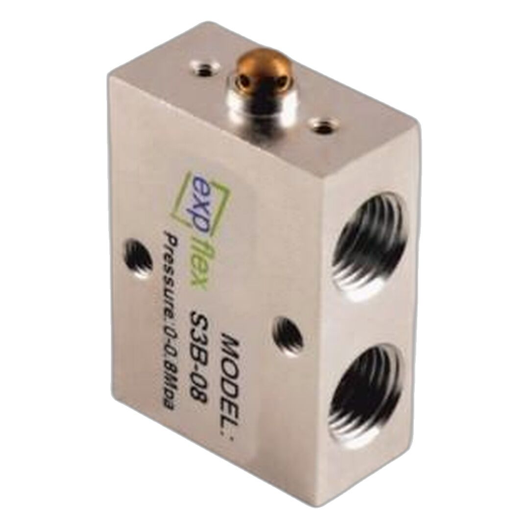 EXPFLEX S3B-06 1/8'' 3/2 Pimli 1/8'' 3-2 Pnömatik Valf S3B-06