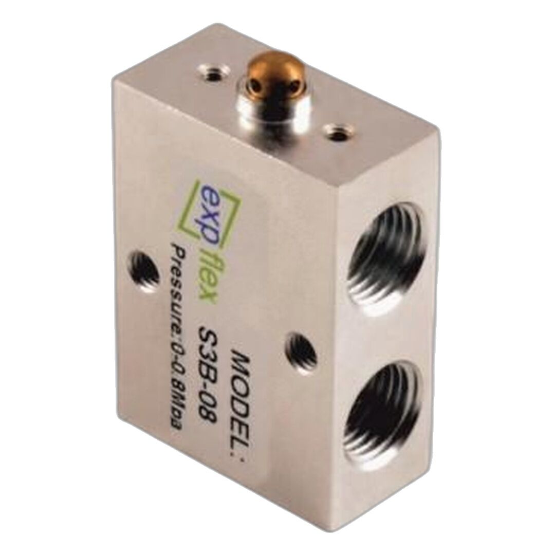 EXPFLEX S3B-08 1/4'' 3/2 Pimli 1/4'' 3-2 Pnömatik Valf S3B-08