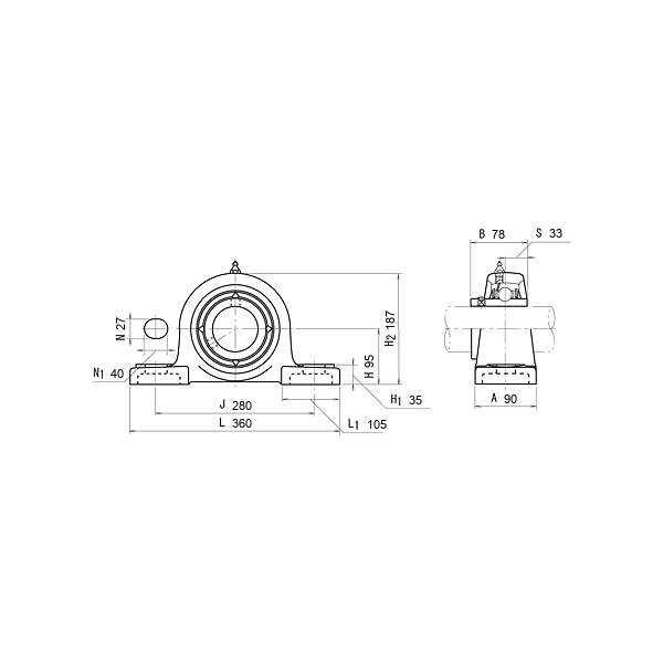 NSK UCP314 Monteli Üniteler