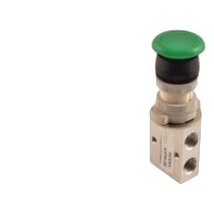 EXPFLEX S3PM-06 1/8'' 3/2 Mantar Buton Yay 1/8'' 3-2 Pnömatik Valf S3PM-06