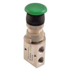 EXPFLEX S3PM-08 1/4'' 3/2 Mantar Buton Yay 1/4'' 3-2 Pnömatik Valf S3PM-08