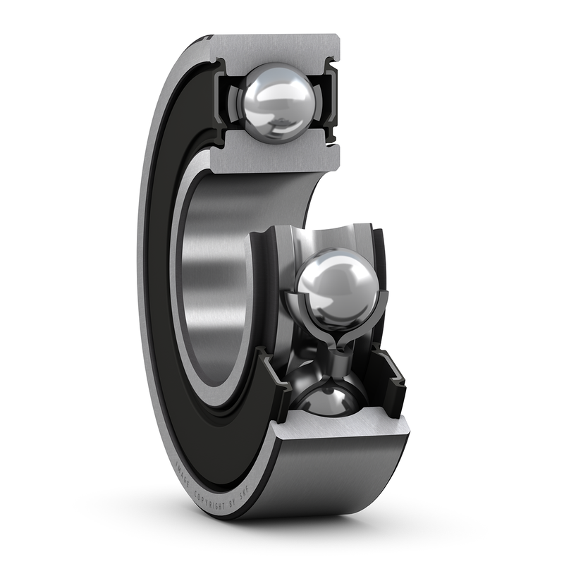 SKF 6004-2RSL/C3-GJN Sabit Bilyalı Rulmanlar (Dış Çap 42mm - Genişlik 12mm)