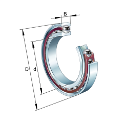 FAG B7209-E-T-P4S-UM  Mil yatakları