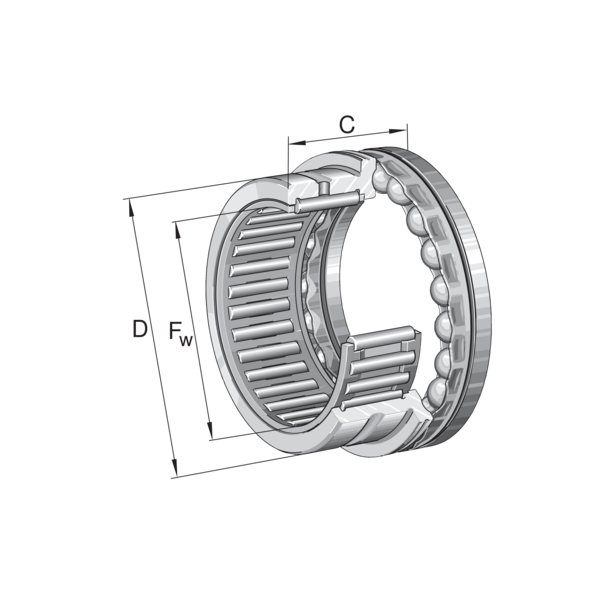 FAG NKX12-Z-A-XL  İğneli/eksenel bilyalı rulmanlar