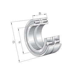 INA SL045022-D-PP-C3  Silindirik Makaralı Rulman