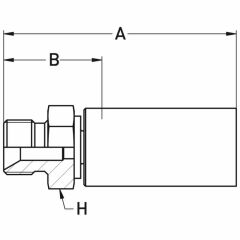 Parker Hannifin 13B8X-4-025 Hidrolik Aksesuar