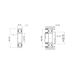 NSK 6320-CM Sabit bilyalı rulmanlar