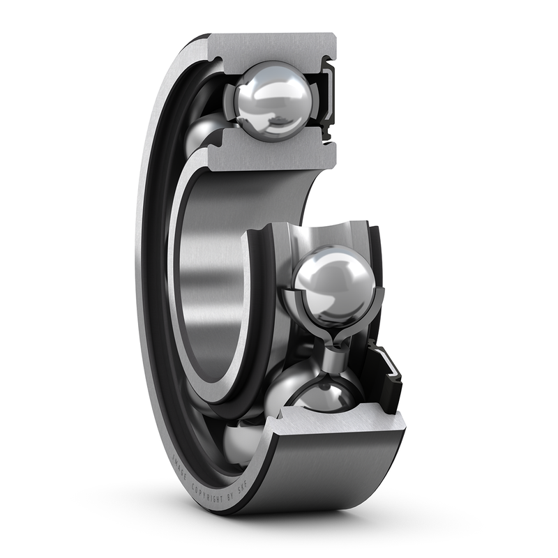 SKF 607-RS1/C3 Sabit Bilyalı Rulmanlar (Dış Çap 19mm - Genişlik 6mm)