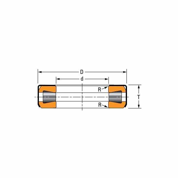 TIMKEN T144-W-904-A2  Konik makaralı rulmanlar